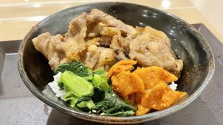 肉のヤマキ商店 ファボーレ富山店のカルビ焼肉丼